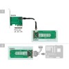 Konwerter U.2 SFF-8654 lub SATA - 1x M.2 z wpustem M Delock 63953