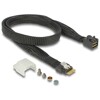 Konwerter U.2 SFF-8654 lub SATA - 1x M.2 z wpustem M Delock 63953