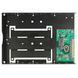Konwerter U.2 SFF-8639 - M.2 NVMe Key M z ramką 3.5" Delock 63922 Konwerter U.2 SFF-8639 - M.2 NVMe Key M z ramką 3.5" Delock 63922