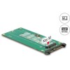 Konwerter U.2 SFF-8639 NVMe - 1x M.2 z wpustem M Delock 62865