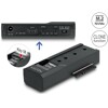 Konwerter USB Typ-C - 1x SSD M.2 NVMe + 1x SATA SSD / HDD z funkcją klonowania Delock 64252