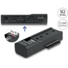 Konwerter USB Typ-C - 1x SSD M.2 NVMe + 1x SATA SSD / HDD z funkcją klonowania Delock 64252