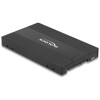 Konwerter M.2 Key M NVMe SSD - U.2 lub M.2 Key B SATA SSD - SATA bez użycia narzędzi Delock 64301