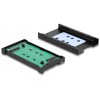 Konwerter M.2 Key M NVMe SSD - U.2 lub M.2 Key B SATA SSD - SATA bez użycia narzędzi Delock 64301