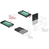 Konwerter M.2 Key M NVMe SSD - U.2 lub M.2 Key B SATA SSD - SATA bez użycia narzędzi Delock 64301