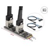 Konwerter M.2 2280 B+M męski - 8 x SATA Delock 64211