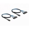 Konwerter M.2 2280 B+M męski - 8 x SATA Delock 64211