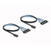 Konwerter M.2 2280 B+M męski - 8 x SATA Delock 64211