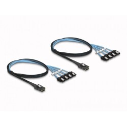 Konwerter M.2 2280 B+M męski - 8 x SATA Delock 64211 Konwerter M.2 2280 B+M męski - 8 x SATA Delock 64211