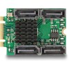 Konwerter M.2 B+M męski - 4x wtyki SATA z obsługą RAID i HyperDuo Delock 61062