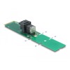 Adapter M.2 z wpustem M - SFF-8643 NVMe 22110 / 2280 / 2260 Delock 63145