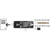 Adapter M.2 z wpustem M - SFF-8643 NVMe 2260 Delock 61070