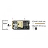 Adapter M.2 z wpustem M - SFF-8643 NVMe poziomy 2242 Delock 63918