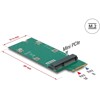 Adapter M.2 z wpustem B+M - Mini PCIe slot (PCIe / USB) Delock 64103