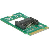 Adapter M.2 z wpustem B męski - 7-pin SATA, konstrukcja 2242 Delock 62876