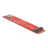 Adapter z ochronnikiem portu M.2 z wpustem B męski - M.2 z wpustem B + gniazdo Nano SIM Delock 65921