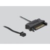 Konwerter M.2 B+M męski - 1x wewnętrzny 20-pinowy USB 3.2 Gen 2 key A żeński Delock 63330