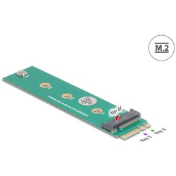 Adapter M.2 A+E męski - gniazdo M.2 M Delock 64343