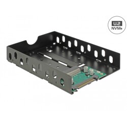 Konwerter U.2 SFF-8639 - U.2 SFF-8639 z ramką 3.5" Delock 63956