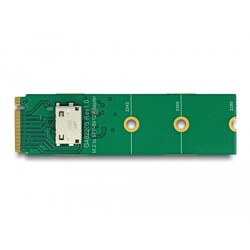 Przejściówka M.2 Key M - 1x OCuLink SFF-8612 Delock 64040 Przejściówka M.2 Key M - 1x OCuLink SFF-8612 Delock 64040