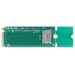 Przejściówka M.2 Key M - 1x OCuLink SFF-8612 Delock 64348 Przejściówka M.2 Key M - 1x OCuLink SFF-8612 Delock 64348