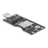 Przejściówka USB 3.0 Typ-A męska - M.2 Key B z gniazdem SIM Delock 63166