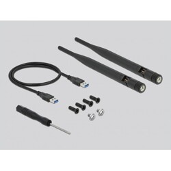 Konwerter USB 3.0 - moduł M.2 Key B ze slotem SIM i obudową Delock 63172 Konwerter USB 3.0 - moduł M.2 Key B ze slotem SIM i obudową Delock 63172