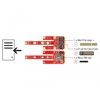 Konwerter Mini PCIe - gniazdo M.2 Key B + gniazdo Micro SIM Delock 63384