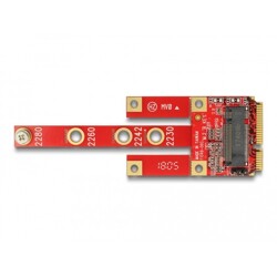 Konwerter Mini PCIe - gniazdo M.2 Key B + gniazdo Micro SIM Delock 63384 Konwerter Mini PCIe - gniazdo M.2 Key B + gniazdo Micro SIM Delock 63384