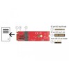 Konwerter M.2 Key M męski - M.2 Key E gniazdo dla modułów USB i PCIe Delock 63343