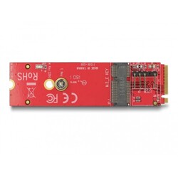 Konwerter M.2 Key M męski - M.2 Key E gniazdo dla modułów USB i PCIe Delock 63343 Konwerter M.2 Key M męski - M.2 Key E gniazdo dla modułów USB i PCIe Delock 63343
