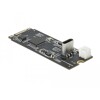 Konwerter M.2 B+M męski - USB Typ-C żeński Delock 63174