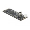 Konwerter M.2 B+M męski - USB Typ-C żeński Delock 63174