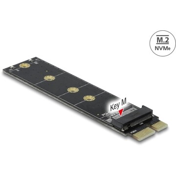 Adapter PCI Express x1 - M.2 Key M Delock 64105