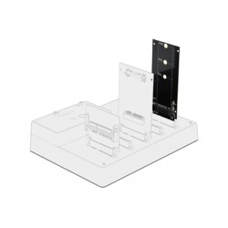 Adapter SATA 22-pinowy męski - gniazdo z wpustem B M.2 Delock 64099 Adapter SATA 22-pinowy męski - gniazdo z wpustem B M.2 Delock 64099