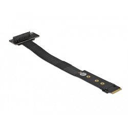 Adapter M.2 z wpustem M - U.2 SFF-8639 NVMe, kątowy z kablem 20 cm Delock 64135 Adapter M.2 z wpustem M - U.2 SFF-8639 NVMe, kątowy z kablem 20 cm Delock 64135