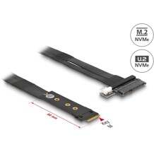 Adapter M.2 z wpustem M - U.2 SFF-8639 NVMe z kablem 20 cm Delock 64216
