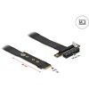 Adapter M.2 z wpustem M - PCIe x4 NVMe z kablem 20 cm Delock 64131