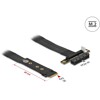 Adapter M.2 z wpustem M - PCIe x4 NVMe z kablem 20 cm Delock 64131