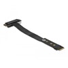 Adapter M.2 z wpustem M - PCIe x4 NVMe, kątowy z kablem 20 cm Delock 64132
