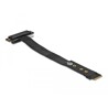 Adapter M.2 z wpustem M - PCIe x4 NVMe, kątowy z kablem 20 cm Delock 64132