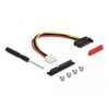 Adapter M.2 z wpustem M - PCIe x4 NVMe, kątowy z kablem 20 cm Delock 64132