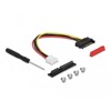 Adapter M.2 z wpustem M - PCIe x4 NVMe, kątowy z kablem 20 cm Delock 64132