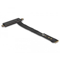 Adapter M.2 z wpustem M - PCIe x16 NVMe z kablem 20 cm Delock 64133 Adapter M.2 z wpustem M - PCIe x16 NVMe z kablem 20 cm Delock 64133