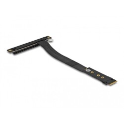 Adapter M.2 z wpustem M - PCIe x16 NVMe, kątowy z kablem 20 cm Delock 64134 Adapter M.2 z wpustem M - PCIe x16 NVMe, kątowy z kablem 20 cm Delock 64134