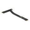 Adapter M.2 z wpustem M - PCIe x16 NVMe, kątowy z kablem 20 cm Delock 64134