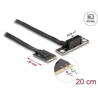 Adapter M.2 z wpustem A+E - PCIe x1 NVMe, kątowy z kablem 20 cm Delock 64217