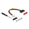 Adapter M.2 z wpustem A+E - PCIe x1 NVMe, kątowy z kablem 20 cm Delock 64217