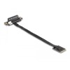 Adapter M.2 z wpustem A+E - PCIe x4 NVMe, kątowy z kablem 20 cm Delock 64218