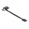 Adapter M.2 z wpustem A+E - PCIe x4 NVMe, kątowy z kablem 20 cm Delock 64218